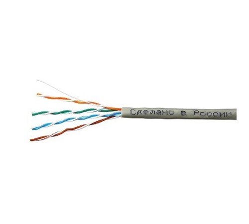 SkyNet Кабель UTP indoor 4x2x0,51, медный, FLUKE TEST, кат.5e, однож., (100м) box, серый [CSP-UTP-4-CU/100]