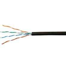 SkyNet Кабель UTP outdoor 4x2x0,51, медный, FLUKE TEST, кат.5e, однож., (305м) box, черный [CSP-UTP-4-CU-OUT]