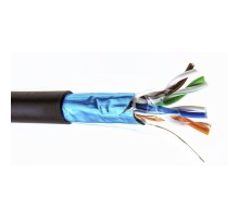 5bites Кабель Express FS5525-305BPE витая пара FTP/SOLID/5E/24AWG/COPPER/PE/BLACK/OUTDOOR/DRUM/305M
