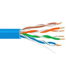 5bites Кабель Express US5525-305B-BL витая пара UTP / SOLID / 5E / 24AWG / 100% COPPER / PVC / BLUE / 305M
