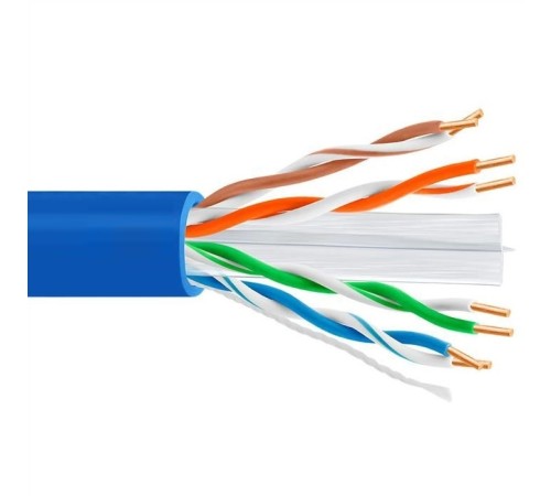 5bites Кабель Express US6575-305B-BL витая пара UTP / SOLID / 6CAT / 23AWG / COPPER / PVC / BLUE / 305M 5bites Кабель Express US6575-305B-BL витая пара UTP / SOLID / 6CAT / 23AWG / COPPER / PVC / BLUE / 305M
