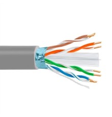 5bites Кабель FS6575-100A витая пара FTP / SOLID / 6CAT / 23AWG / CCA / PVC / 100M