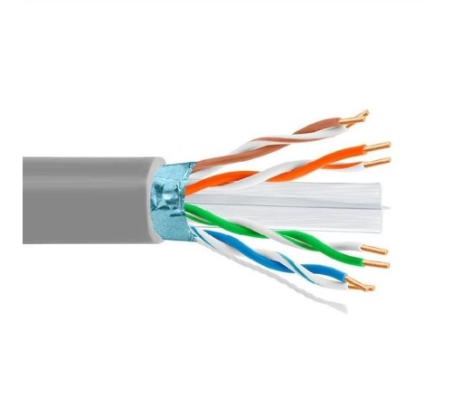 5bites Кабель FS6575-100A витая пара FTP / SOLID / 6CAT / 23AWG / CCA / PVC / 100M