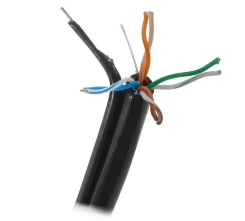 5bites Кабель FS5500-305APE-M витая пара FTP/SOLID/5E/CCAG/PE/BLACK/OUTDOOR/MESSENGER/DRUM/305M 5bites Кабель FS5500-305APE-M витая пара FTP/SOLID/5E/CCAG/PE/BLACK/OUTDOOR/MESSENGER/DRUM/305M
