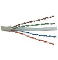 Exegate EX186134RUS Кабель UTP 4 пары кат.6 Exegate CCA, 23AWG, 305м pullbox, серый