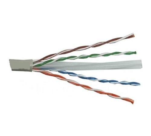Exegate EX186134RUS Кабель UTP 4 пары кат.6 Exegate CCA, 23AWG, 305м pullbox, серый