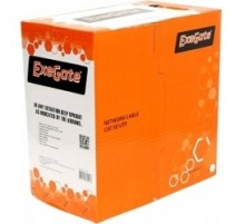Exegate EX256747RUS Кабель UTP 4 пары кат.5e Exegate CCA, 24AWG, LSZH, бухта 305м, оранжевый