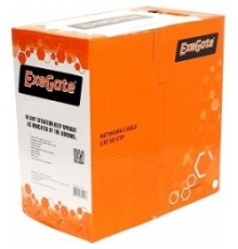 Exegate EX256747RUS Кабель UTP 4 пары кат.5e Exegate CCA, 24AWG, LSZH, бухта 305м, оранжевый