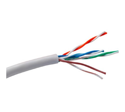 Exegate EX261518RUS Кабель UTP 4 пары кат.5e Exegate Special CCA, 26AWG, бухта 305м, серый, PVC
