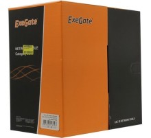 Exegate EX281821RUS Кабель Exegate  UTP-2-C5e-CU-S24-IN-PVC-GY-305 UTP 2 пары кат.5e медь, 24AWG, бухта 305м, серый, PVC