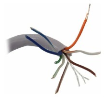 Exegate EX281817RUS Кабель Exegate  UTP4-C5e-CCA-S25-IN-PVC-GY-305 UTP 4 пары кат.5e CCA, 25AWG, бухта 305м, серый, PVC