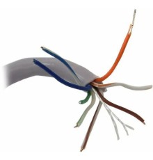 Exegate EX281817RUS Кабель Exegate  UTP4-C5e-CCA-S25-IN-PVC-GY-305 UTP 4 пары кат.5e CCA, 25AWG, бухта 305м, серый, PVC