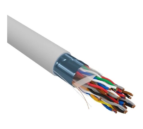 Rexant (01-1201-R) Кабель F/UTP, CAT 5е, PVC, 25x2x0,48мм, внутренний, серый, РФ Rexant (01-1201-R) Кабель F/UTP, CAT 5е, PVC, 25x2x0,48мм, внутренний, серый, РФ