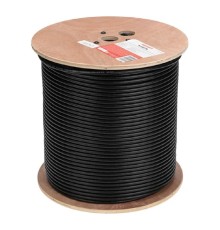 Rexant (01-0158) Кабель F/UTP, CAT 6, PE 4х2х0,57мм, 23AWG, внешний, черный