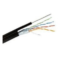 REXANT (01-0144) Кабель FTP CAT5e 4 пары (305м) 0.51 мм OUTDOOR + ТРОС*1