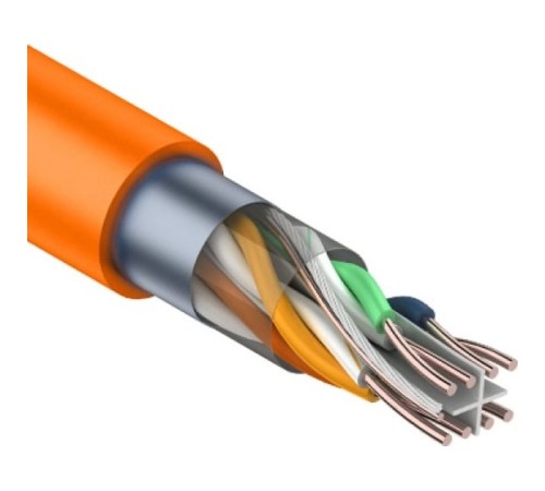 REXANT (01-0151) Кабель FTP CAT6 4 пары (305м) 0.57 мм ZH нг(А)-HF REXANT (01-0151) Кабель FTP CAT6 4 пары (305м) 0.57 мм ZH нг(А)-HF