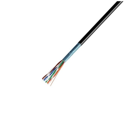 Rexant (01-0165) Кабель витая пара F/UTP, категория 5e, ZH нг(А)-HF, 4PR, 24AWG, внешний, черный, 305 м Rexant (01-0165) Кабель витая пара F/UTP, категория 5e, ZH нг(А)-HF, 4PR, 24AWG, внешний, черный, 305 м