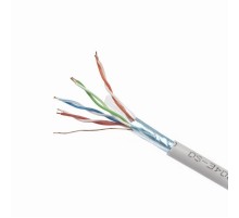 Cablexpert Кабель FTP 5e, 4 пары, 0.48мм, CAA, 305м серый [FPC-5004E-SOL]