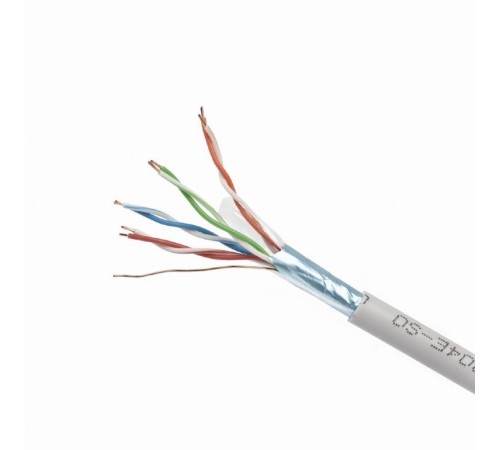 Cablexpert Кабель FTP 5e, 4 пары, 0.48мм, CAA, 305м серый [FPC-5004E-SOL]