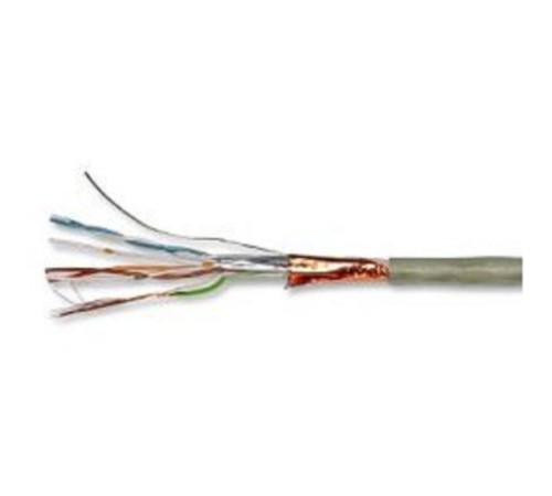 Cablexpert [FPC-5004E-SO/305м] FTP5e, 4 пары, 0.50 мм, медь, однож., экран, 305 м, Fluke Test, серый