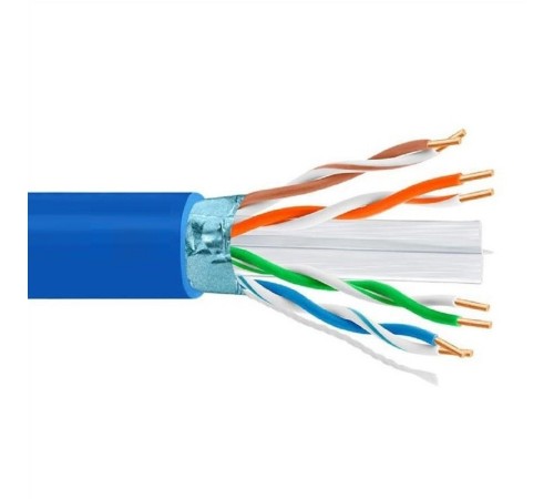 5bites Кабель Express FS6575-305B-BL витая пара FTP / SOLID / 6CAT / 23AWG / COPPER / PVC / BLUE / 305M 5bites Кабель Express FS6575-305B-BL витая пара FTP / SOLID / 6CAT / 23AWG / COPPER / PVC / BLUE / 305M