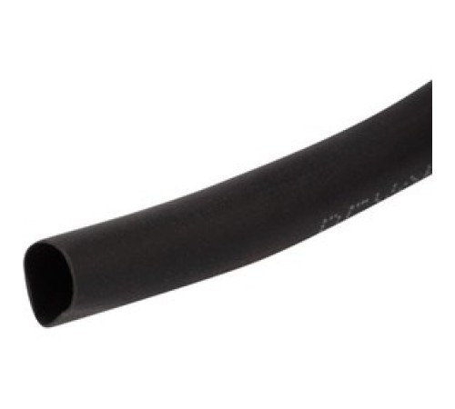 REXANT 29-0026 Трубка термоусаживаемая ТУТ нг 5,0/2,5мм, черная, ролик 2,44м
