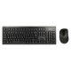 Клавиатура + мышь A4Tech 7100N клав:черный мышь:черный USB беспроводная