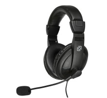 Наушники с микрофоном Оклик HS-M137V черный 1.8м мониторные оголовье
