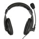 Наушники с микрофоном Оклик HS-M137V черный 1.8м мониторные оголовье