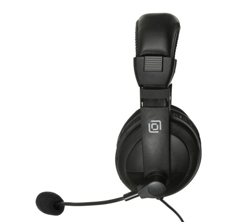 Наушники с микрофоном Оклик HS-M137V черный 1.8м мониторные оголовье