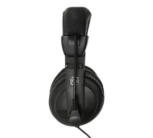 Наушники с микрофоном Оклик HS-M137V черный 1.8м мониторные оголовье