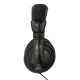 Наушники с микрофоном Оклик HS-M137V черный 1.8м мониторные оголовье