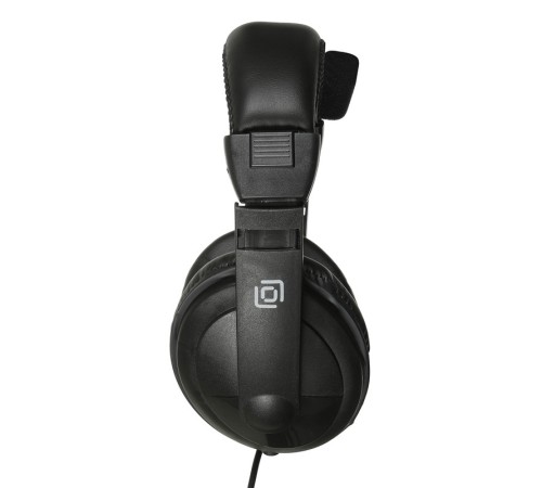 Наушники с микрофоном Оклик HS-M137V черный 1.8м мониторные оголовье