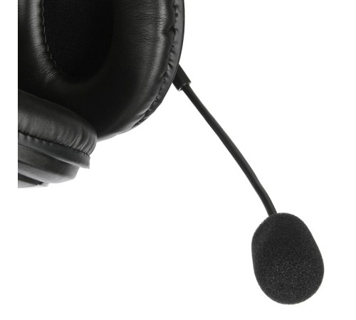 Наушники с микрофоном Оклик HS-M137V черный 1.8м мониторные оголовье
