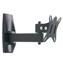 Кронштейн для телевизора Holder LCDS-5004 металлик 10"-26" макс.25кг настенный поворот и наклон