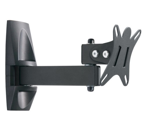 Кронштейн для телевизора Holder LCDS-5004 металлик 10"-26" макс.25кг настенный поворот и наклон Кронштейн для телевизора Holder LCDS-5004 металлик 10"-26" макс.25кг настенный поворот и наклон