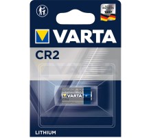 Батарейка Varta ELECTRONICS CR2 BL1 Lithium 3V (6206) (1/10/100) Varta PRIMARY LITHIUM CR2 (06206301401)