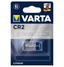 Батарейка Varta ELECTRONICS CR2 BL1 Lithium 3V (6206) (1/10/100) Varta PRIMARY LITHIUM CR2 (06206301401)