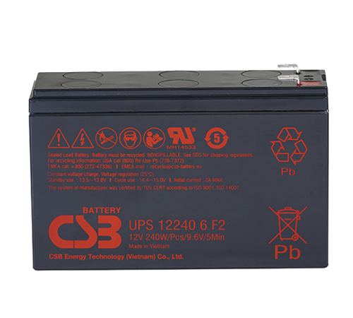 Акб CSB Аккумуляторная батарея для ИБП (12V/5Ah) (UPS122406 F2 CSB)