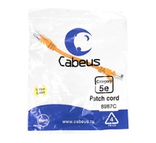 Патч-корд Патч-корд U/UTP 5e кат. 0.15м. Cabeus PC-UTP-RJ45-Cat.5e-0.15m-OR-LSZH неэкранированный, оранжевый           40 (PC-UTP-RJ45-Cat.5e-0.15m-OR-LSZH)