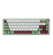 Компактная (65%) механическая клавиатура Royal Kludge R65 - проводная , 66 клавиш, Gasket Mount, Green Sand, переключатели RK Brown