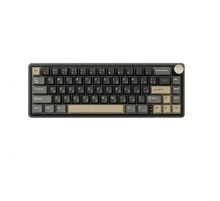 Компактная (65%) механическая клавиатура Royal Kludge R65 - проводная , 66 клавиш, Gasket Mount, Phantom, переключатели RK Brown