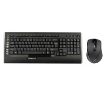 Клавиатура + мышь A4Tech 9300F клав:черный мышь:черный USB беспроводная Multimedia