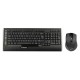 Клавиатура + мышь A4Tech 9300F клав:черный мышь:черный USB беспроводная Multimedia