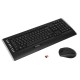 Клавиатура + мышь A4Tech 9300F клав:черный мышь:черный USB беспроводная Multimedia