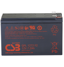 Акб CSB Аккумуляторная батарея для ИБП (10-12 лет) (12V/7.2Ah) (GPL1272 F2 FR CSB)