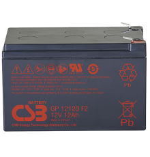 Акб CSB Аккумуляторная батарея для ИБП (12V/12Ah) (GP12120 F2 CSB)
