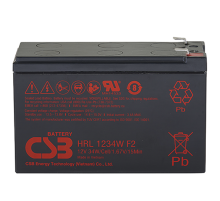 Акб CSB Аккумуляторная батарея для ИБП (10-12 лет) (12V/9Ah) (HRL1234W F2 FR CSB)