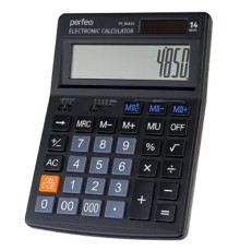 Perfeo калькулятор бухгалтерский PF_B4850, 14-разр., черный