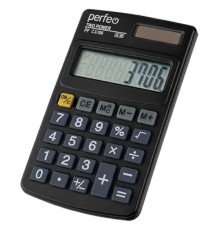 Perfeo калькулятор карманный PF_C3706, 8-разр., черный